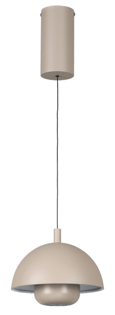 Myla LED oppladbar pendel 20cm beige 2