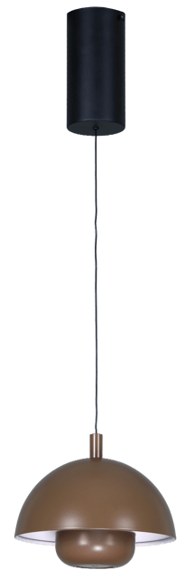 Myla LED oppladbar pendel 20cm brun 2
