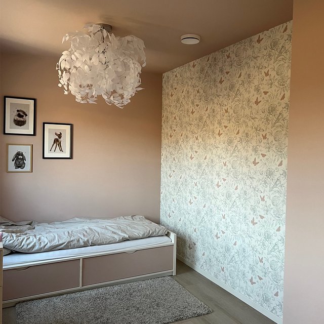 Leavy plafond taklampe 70cm hvit, bilde 1 av 6
