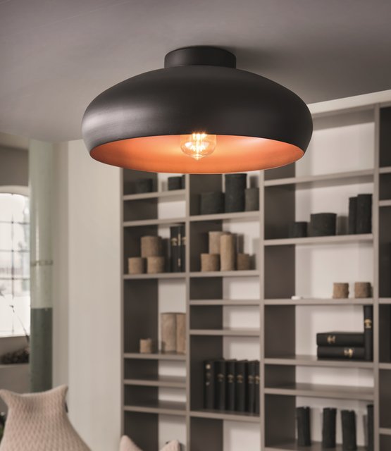 Mogano plafond taklampe 40cm sort 2