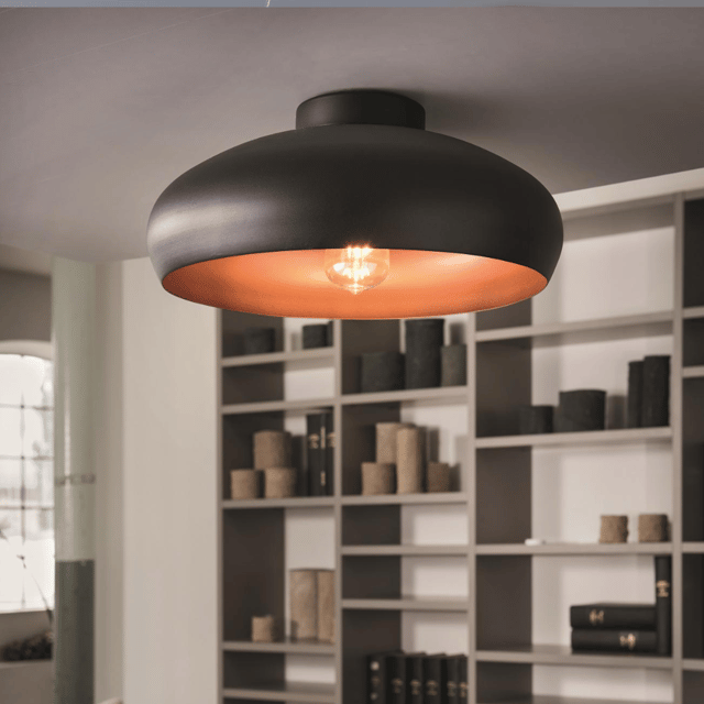 Mogano plafond taklampe 40cm sort 1