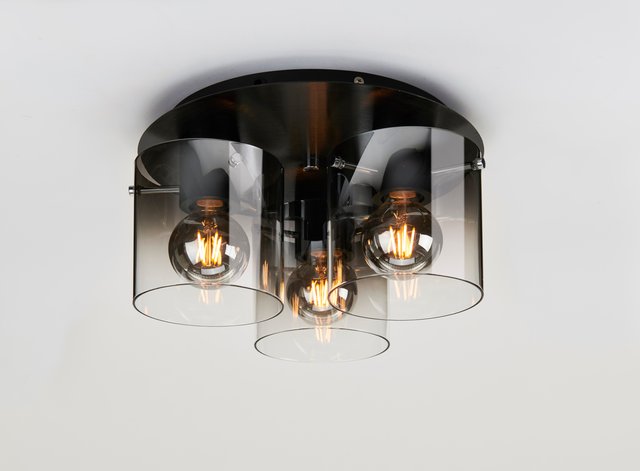 Roxy plafond taklampe 35cm smoke, bilde 4 av 4