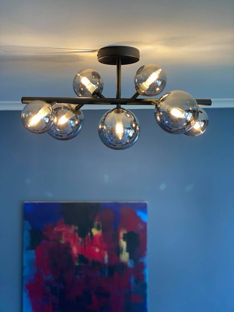 Vernon plafond taklampe 53cm smoke 4