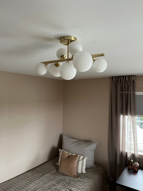 Vernon plafond taklampe 53cm messing, bilde 4 av 7