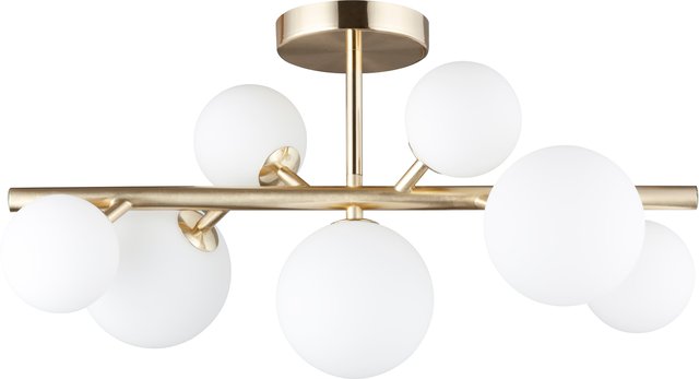 Vernon plafond taklampe 53cm messing, bilde 6 av 7