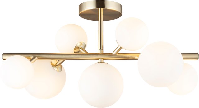 Vernon plafond taklampe 53cm messing, bilde 7 av 7