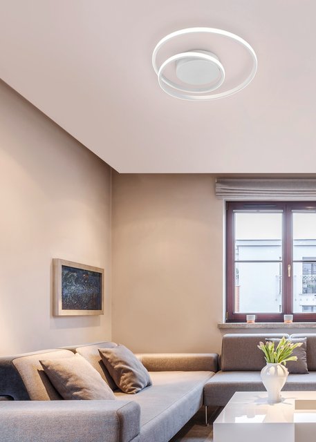 Zibal LED plafond taklampe 37cm hvit 2