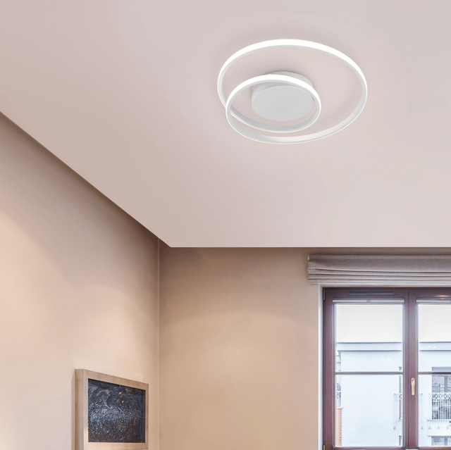Zibal LED plafond taklampe 37cm hvit 1