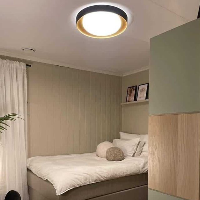 Zeta LED plafond taklampe 48cm sort 1