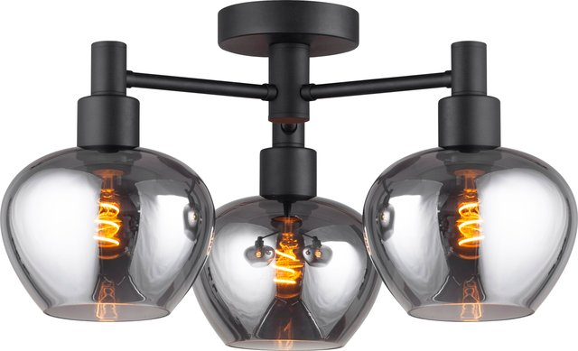 Kelly plafond taklampe 52cm smoke, bilde 5 av 6