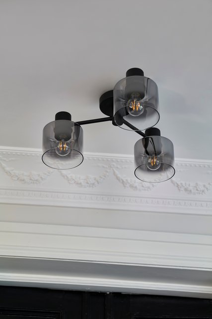 Bowl plafond taklampe 50cm smoke, bilde 3 av 7