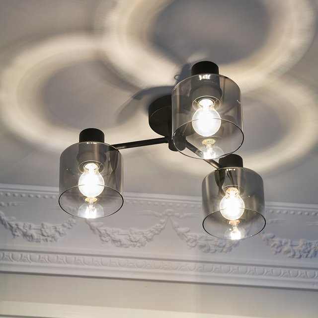 Bowl plafond taklampe 50cm smoke, bilde 1 av 7