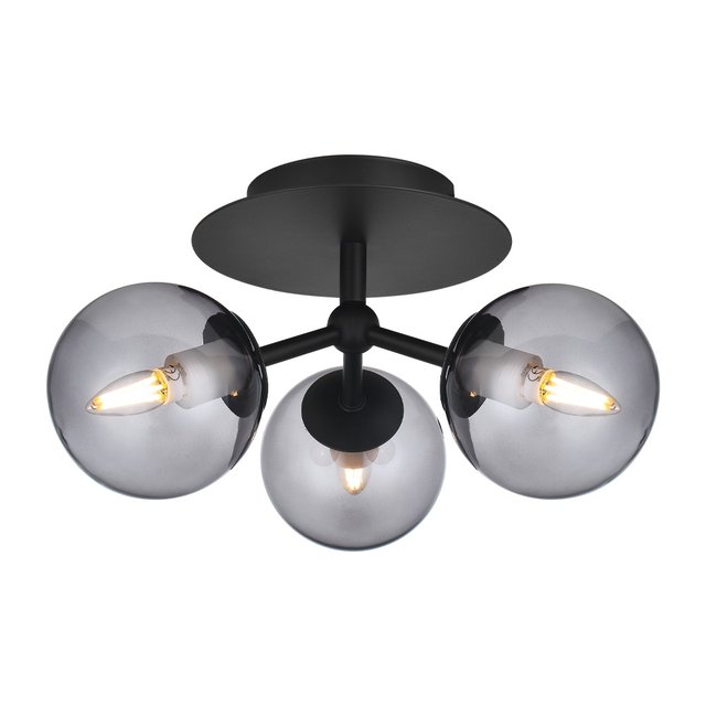 Atom Trio plafond taklampe 26cm smoke, bilde 1 av 1