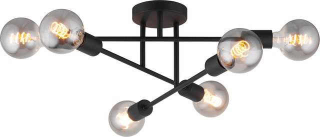 Oda plafond taklampe 58cm sort, bilde 6 av 10