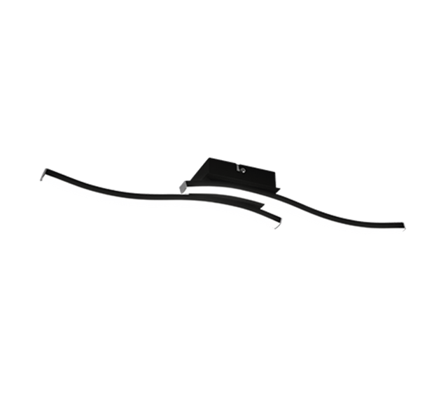 Route LED plafond taklampe 56cm sort 2