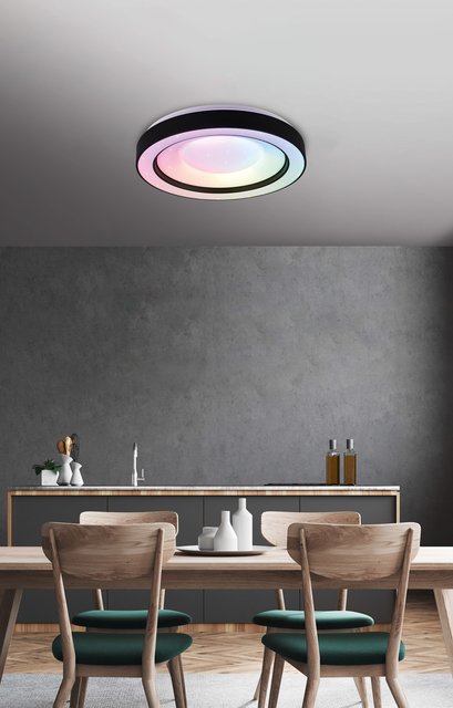Arco LED plafond taklampe 49cm sort 2