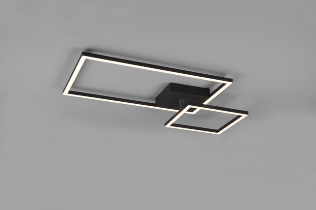 Padella LED plafond taklampe 63cm sort, bilde 7 av 7