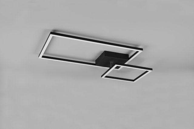 Padella LED plafond taklampe 63cm sort, bilde 5 av 7