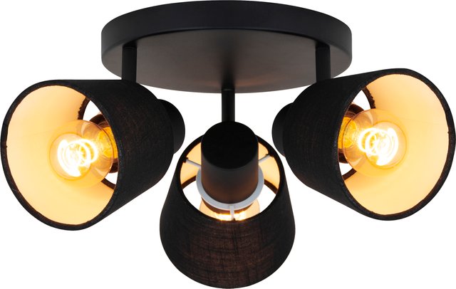Luca plafond taklampe 32cm sort 4