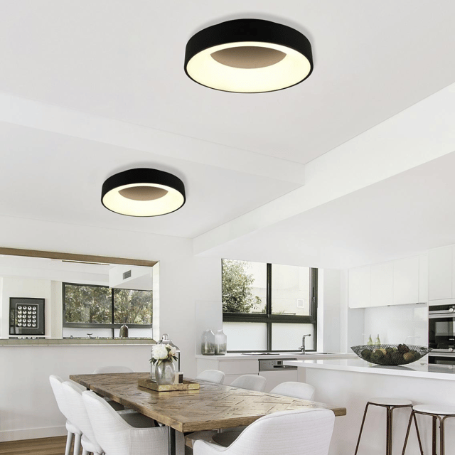 Girona LED plafond taklampe 45cm sort 1