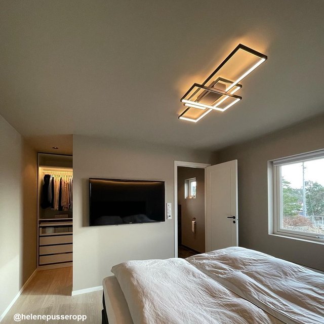 Middletown LED plafond taklampe 100cm sort 1