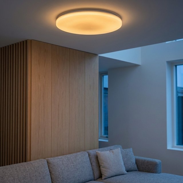 Hyaden LED plafond taklampe 40cm hvit 1