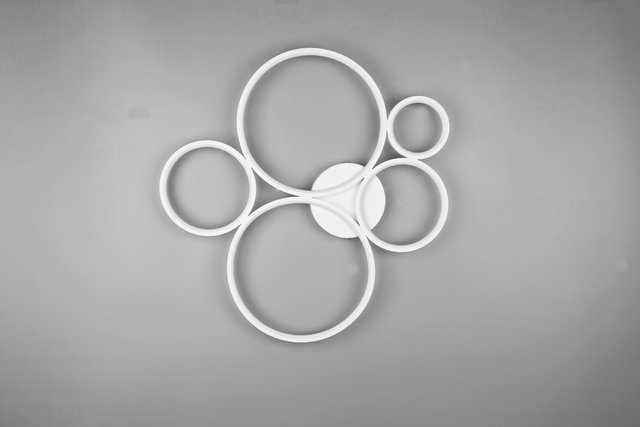 Rondo LED plafond taklampe 59cm hvit, bilde 5 av 7