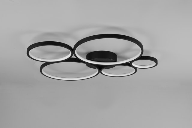Rondo LED plafond taklampe 59cm sort 4