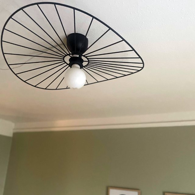 Chapeau plafond taklampe 60cm sort 2