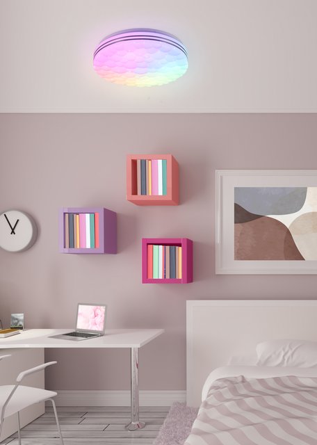 Tiger LED plafond taklampe 38cm RGB hvit, bilde 7 av 7