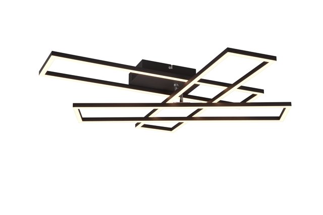 Corso LED plafond taklampe 66cm sort, bilde 1 av 6