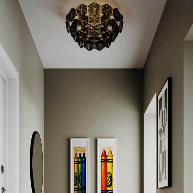 Monarque plafond taklampe 51cm smoke, bilde 1 av 3