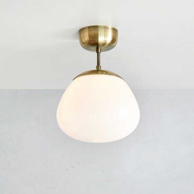 Rise plafond taklampe 25cm messing, bilde 1 av 2