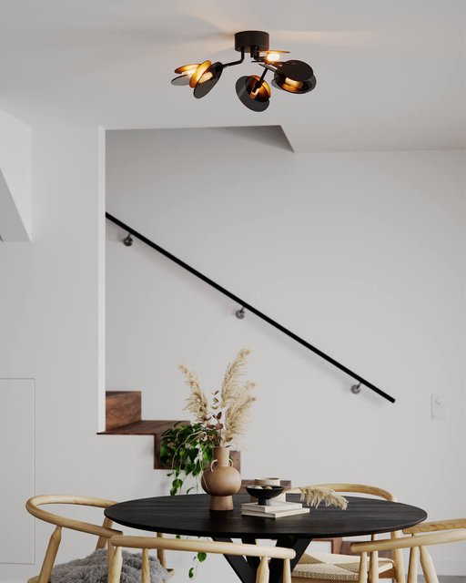 Turno plafond taklampe 70cm sort 2