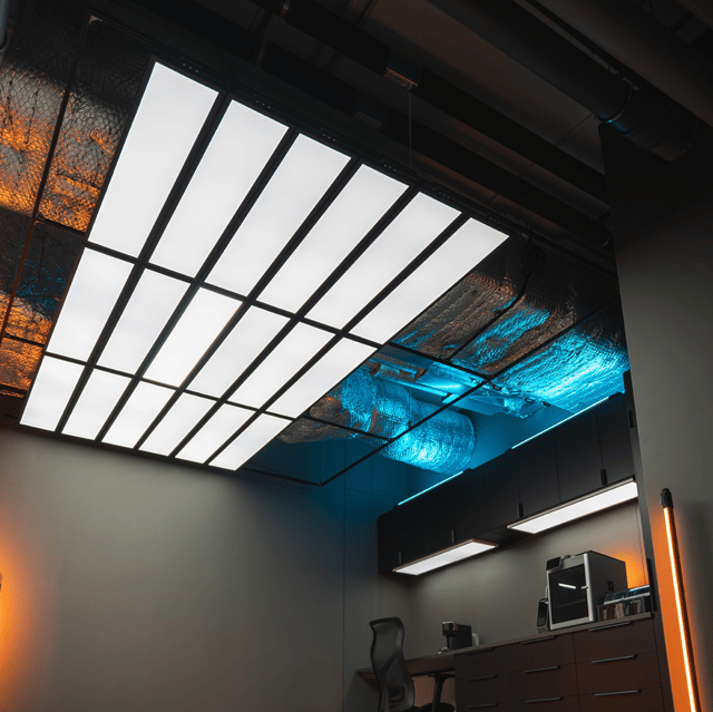 Slim LED panel 120cm hvit, bilde 7 av 13