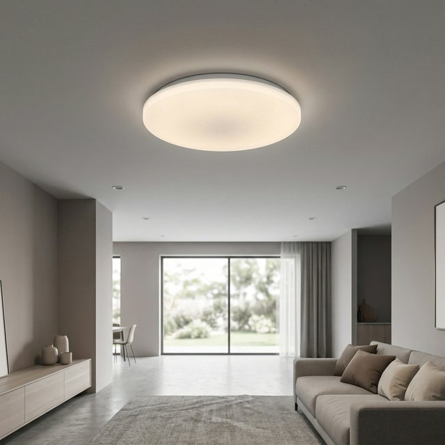 Hyaden Sparkling II LED plafond taklampe 60cm hvit, bilde 1 av 6