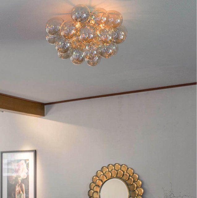 Gross plafond taklampe 50cm amber, bilde 1 av 4