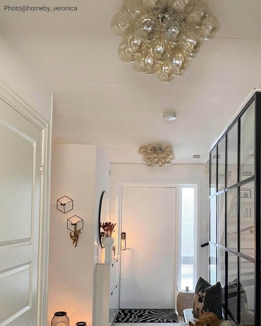 Gross plafond taklampe 50cm amber, bilde 4 av 4