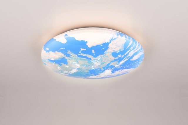 Terra LED plafond taklampe 37cm blå, bilde 3 av 6
