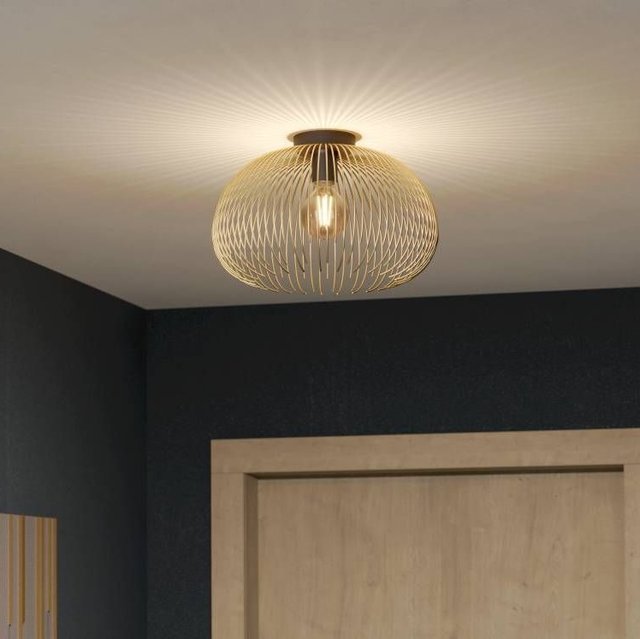 Venezuela plafond taklampe 38,5cm gull, bilde 1 av 2