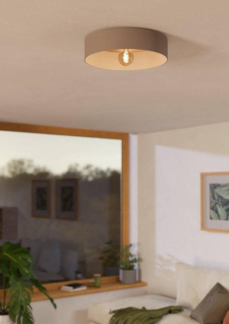 Duaia plafond taklampe 42cm beige, bilde 2 av 3