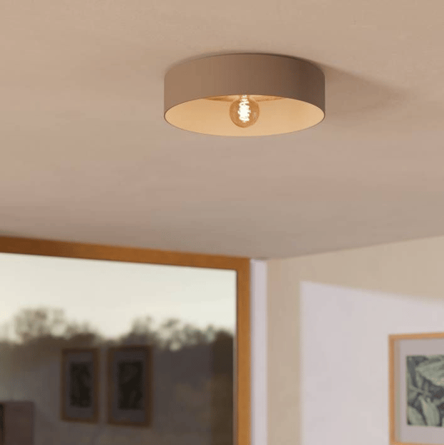 Duaia plafond taklampe 42cm beige, bilde 1 av 3