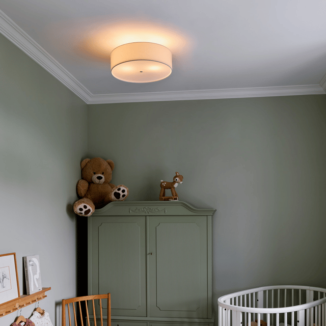 Trysil plafond taklampe 45cm beige