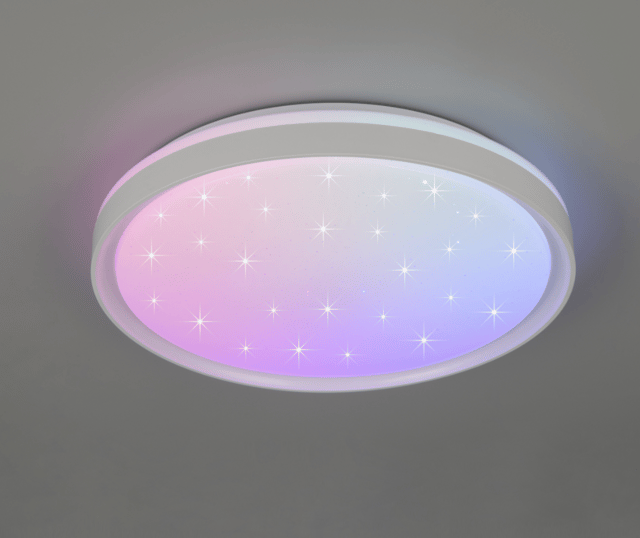 Solit LED plafond taklampe 38cm hvit, bilde 1 av 5