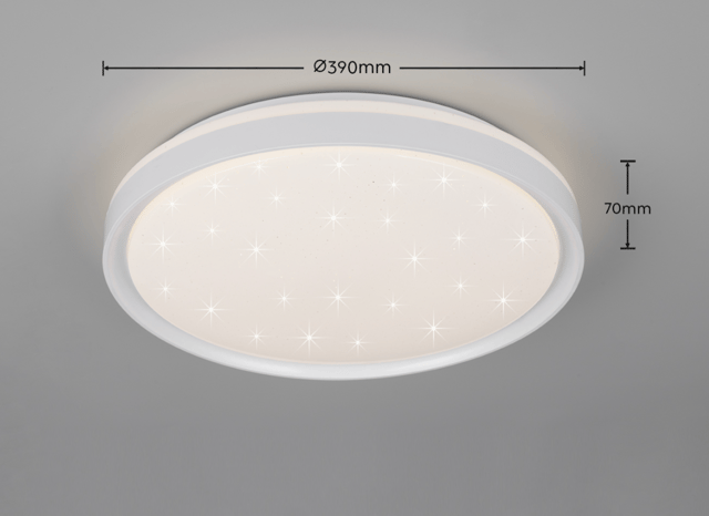 Solit LED plafond taklampe 38cm hvit, bilde 2 av 5