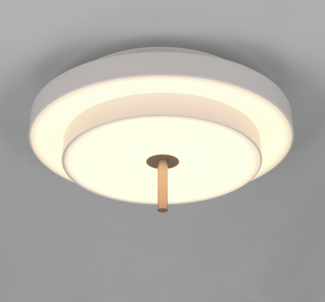 Keaton LED plafond taklampe 40cm grå, bilde 1 av 4