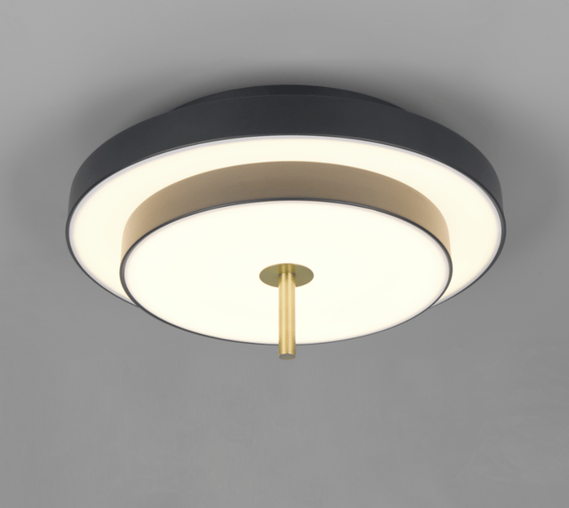 Keaton LED plafond taklampe 40cm sort 1
