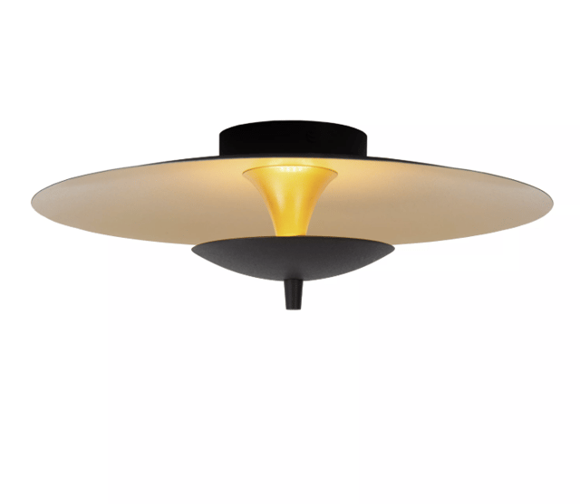 Vulcan LED plafond taklampe 38cm sort, bilde 3 av 4