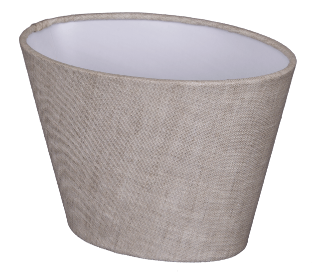 Lina skjerm oval 20cm natur, bilde 2 av 2