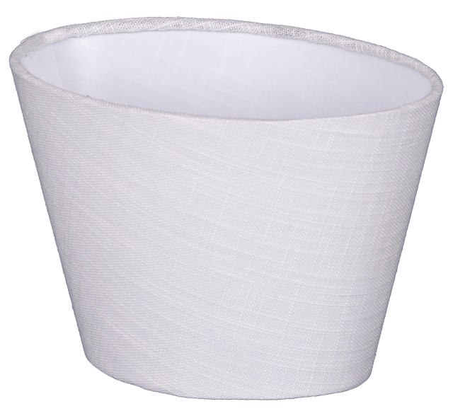 Lina skjerm oval 20cm hvit, bilde 2 av 2